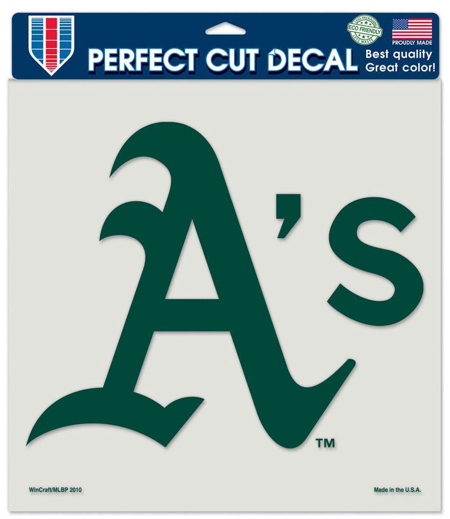 Oakland Athletics Perfect Cut Decal 8x8"