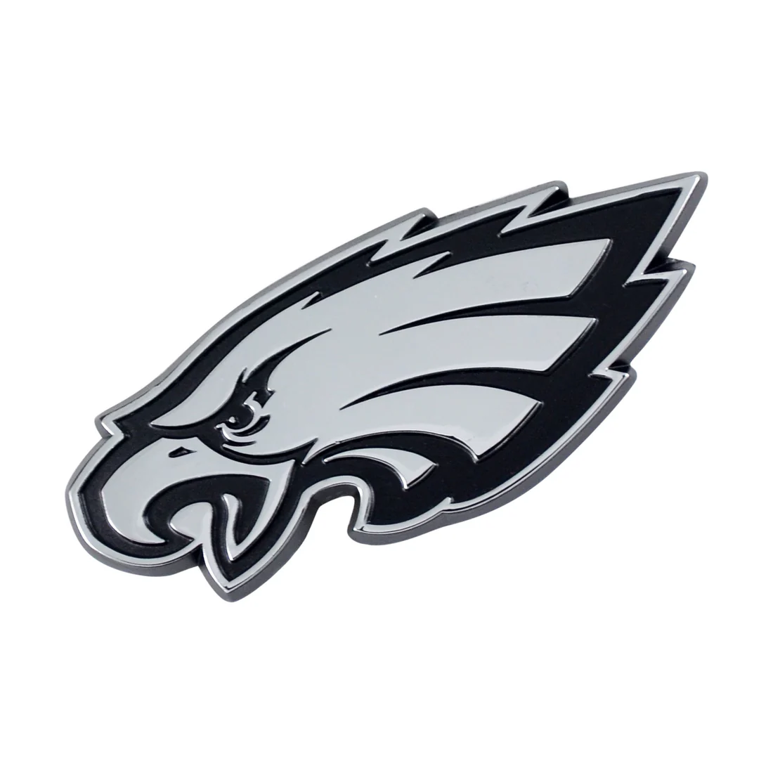 Philadelphia Eagles Silver Auto Emblem