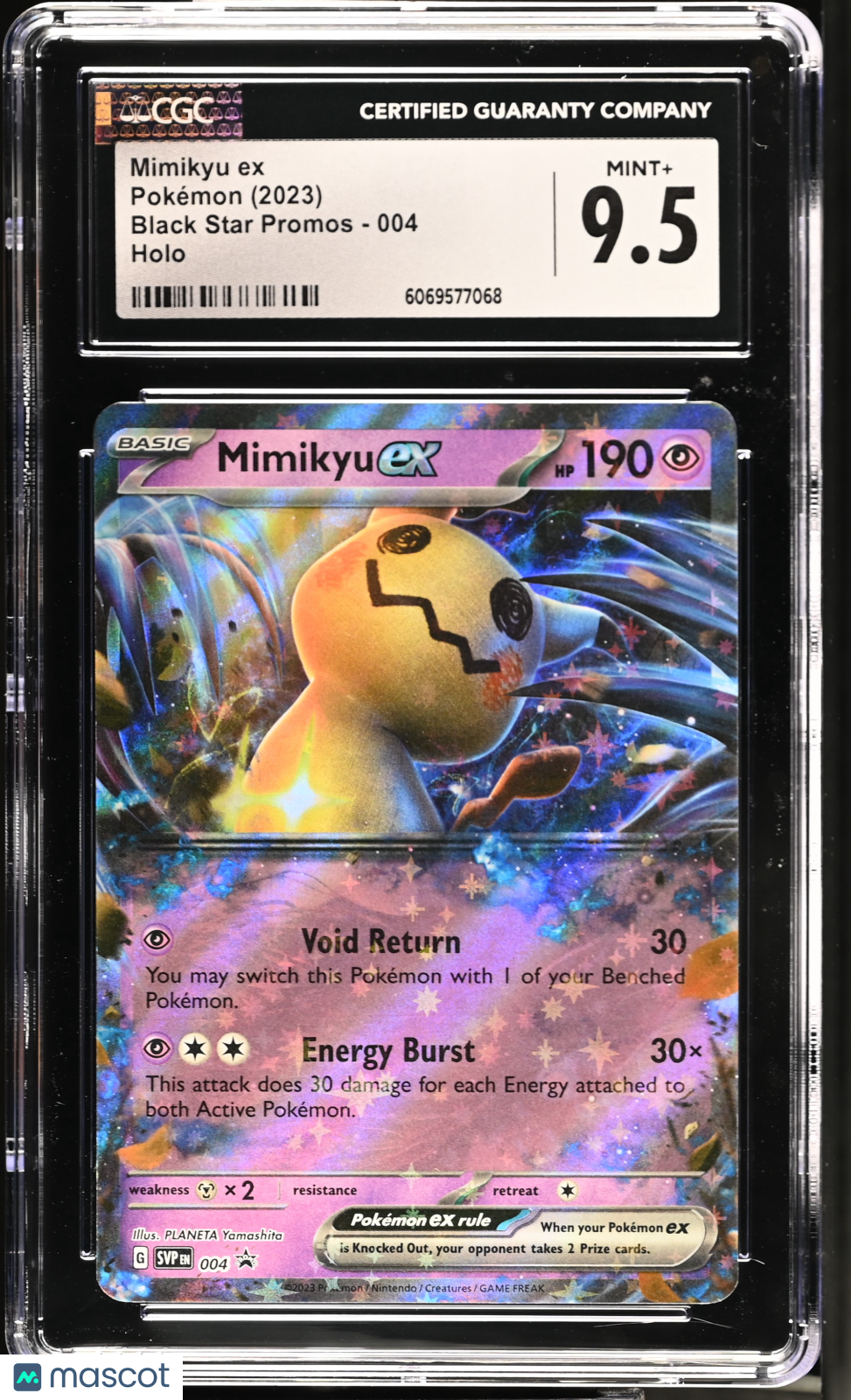 2023 Pokemon Black Star Promos Mimikyu ex CGC 9.5 #004