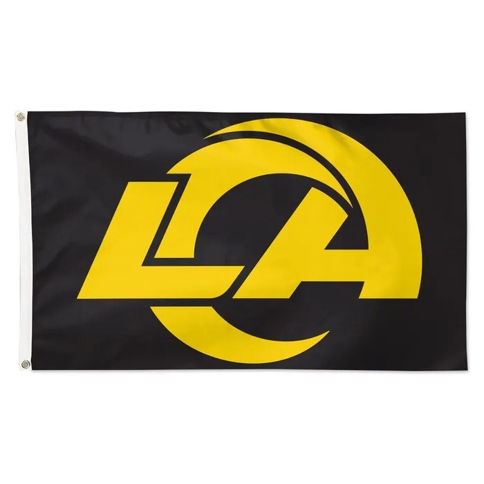 Los Angeles Rams 2026 Deluxe Black Flag 3x5'