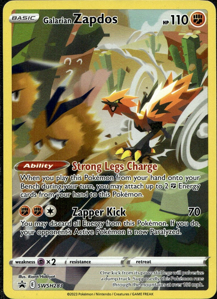 Galarian Zapdos - SWSHP SWSH283/307