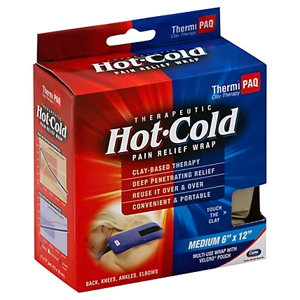 ThermiPaq Hot/Cold Pain Relief Wrap; Size Medium