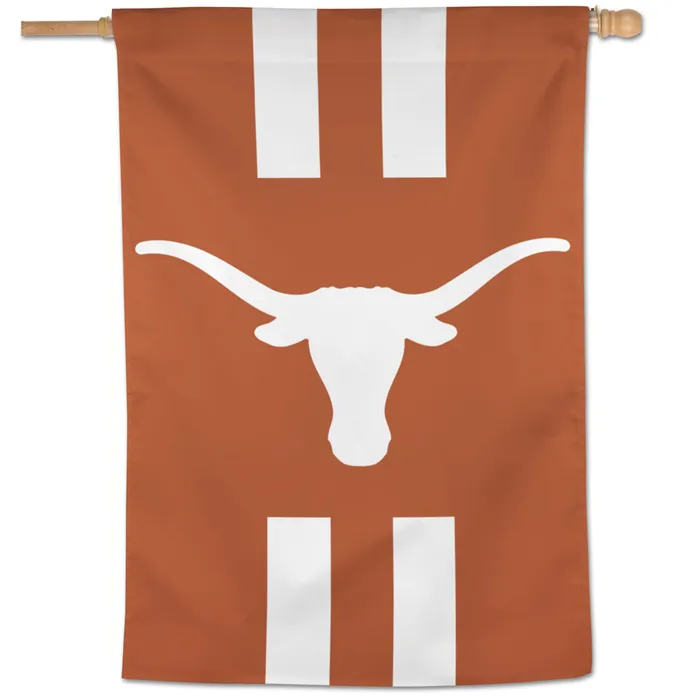 Texas Longhorns Vertical Stripes Vertical House Flag 28x40"