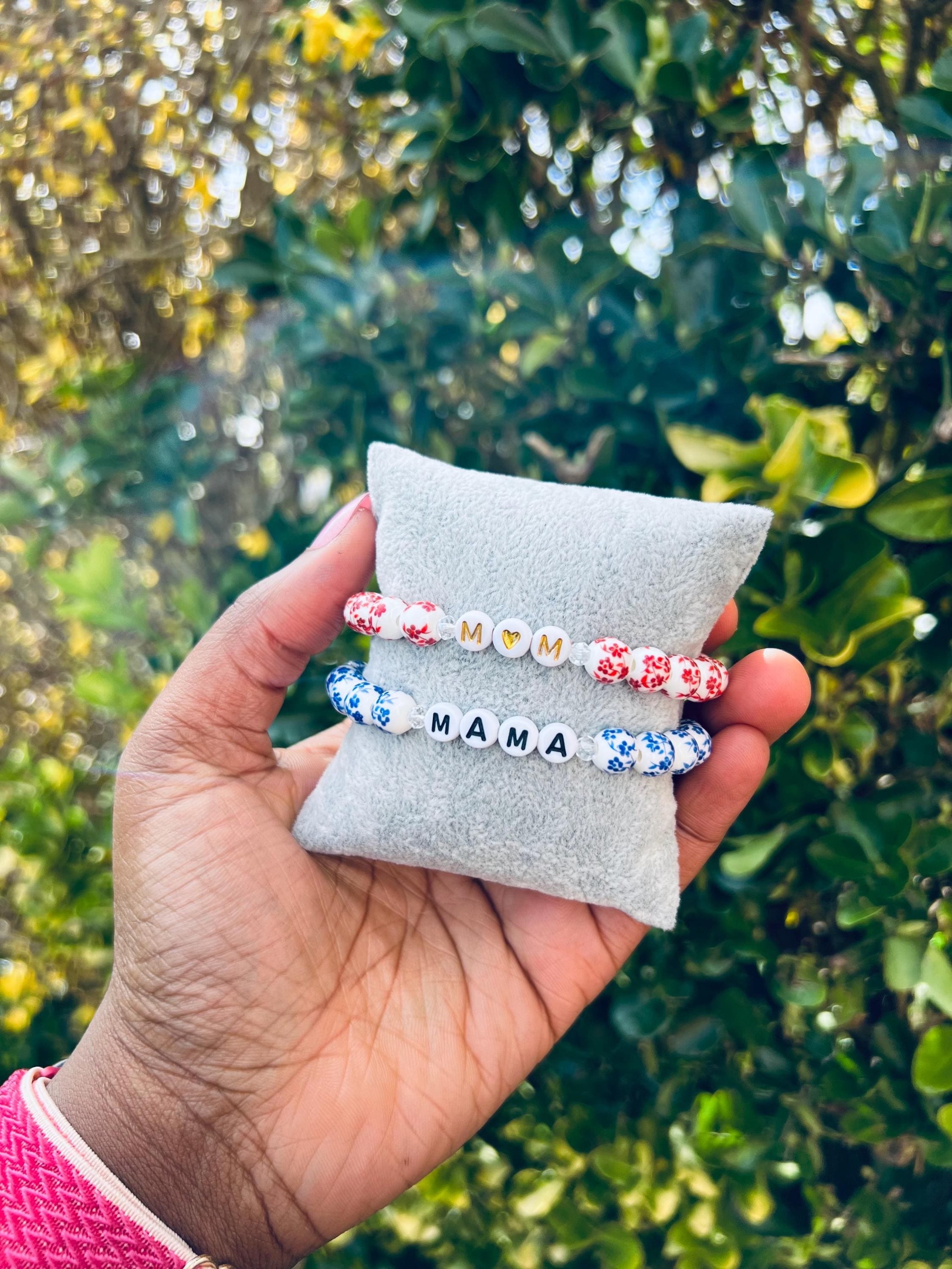 Porcelain Floral Personalised Bracelet view 3