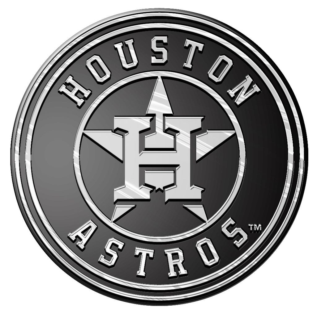Houston Astros Silver Auto Emblem