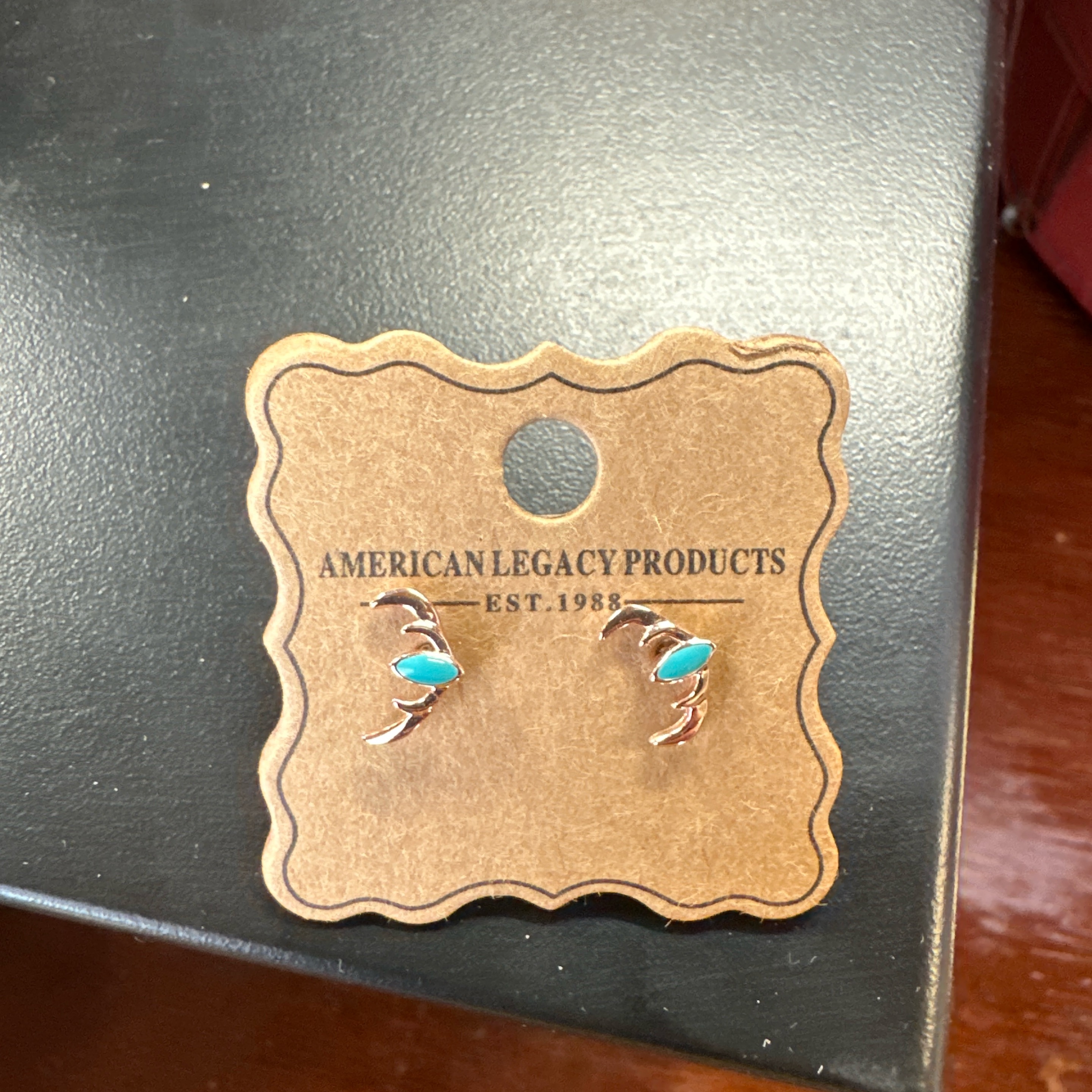 Antlers Style 1 Rose Gold Earrings