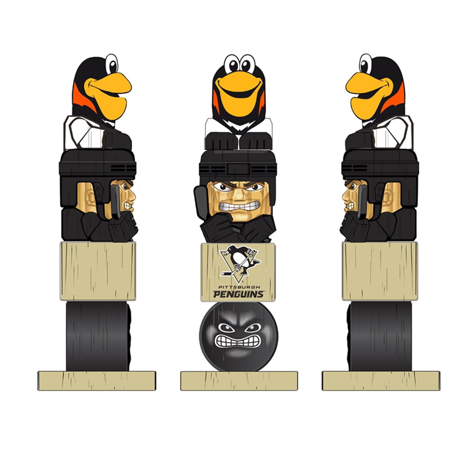 Pittsburgh Penguins Tiki Totem