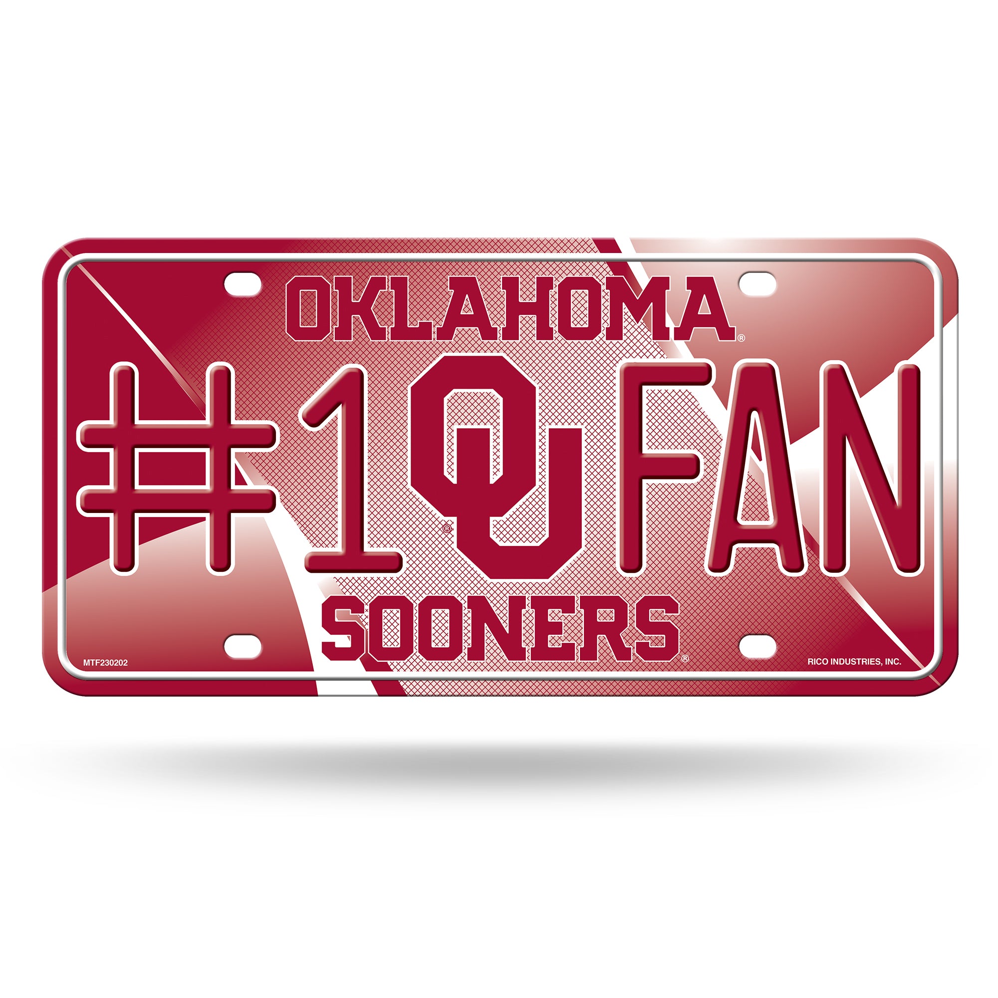 Oklahoma Sooners #1 Fan License Plate