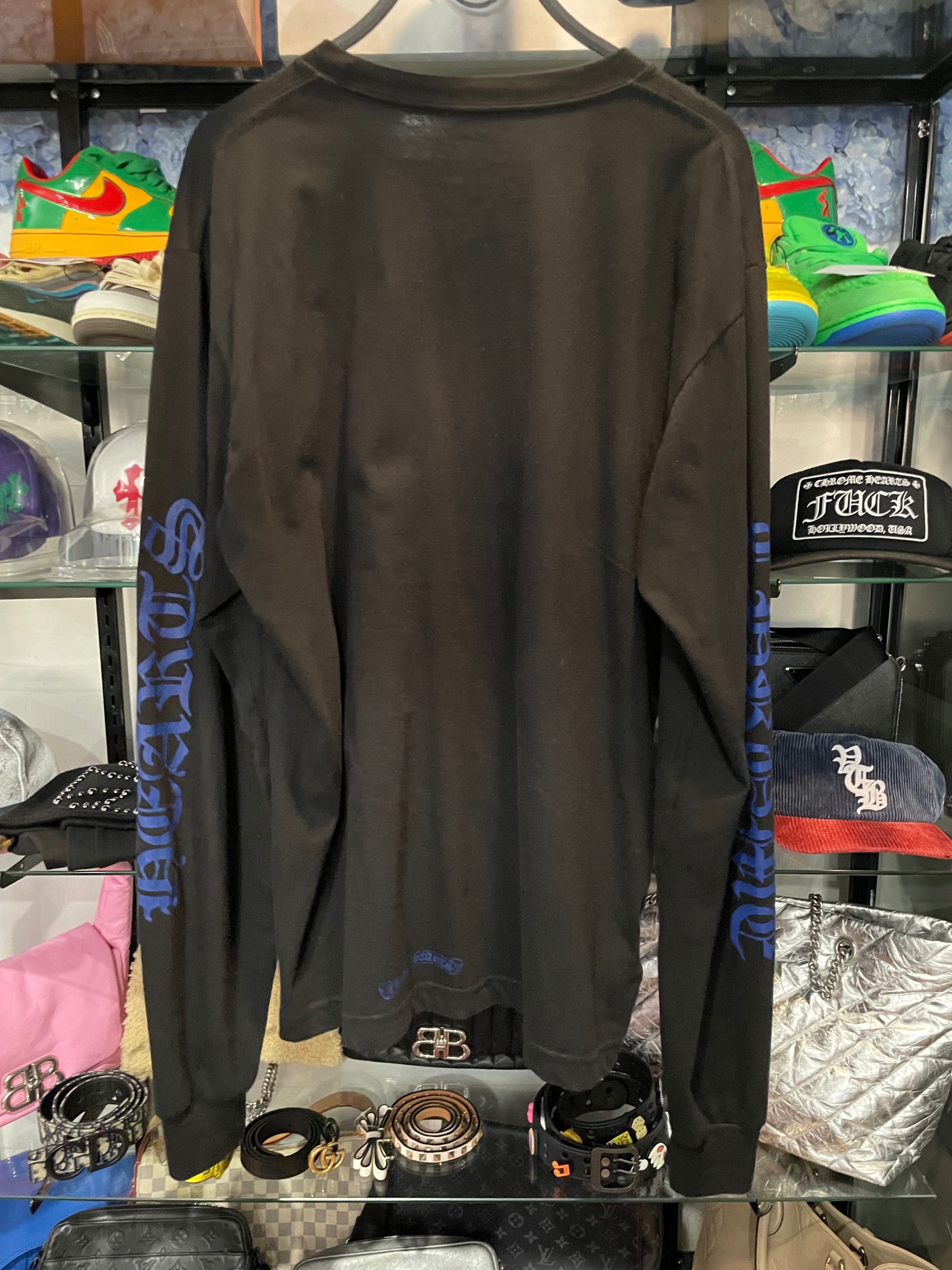 Chrome Hearts 1988 neck-logo long-sleeve T-shirt, size L, preowned condition — photo 2 of 2
