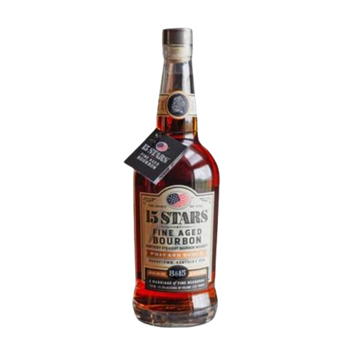 15 STARS Private Stock 8 & 15 Year Blended Bourbon