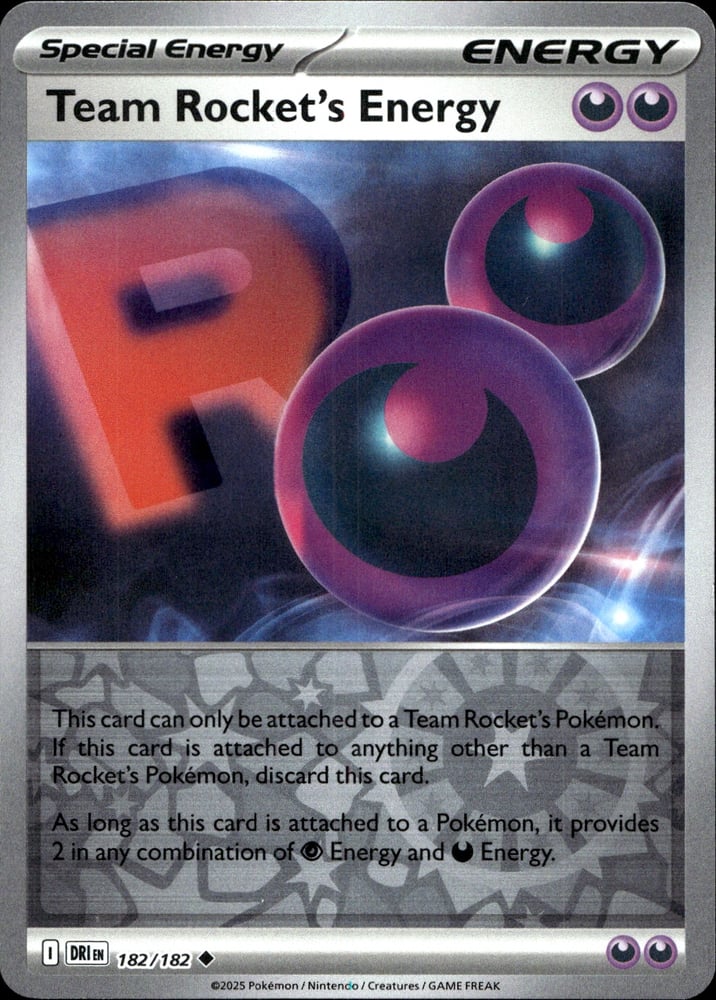 Team Rocket's Energy - SV10 182/182