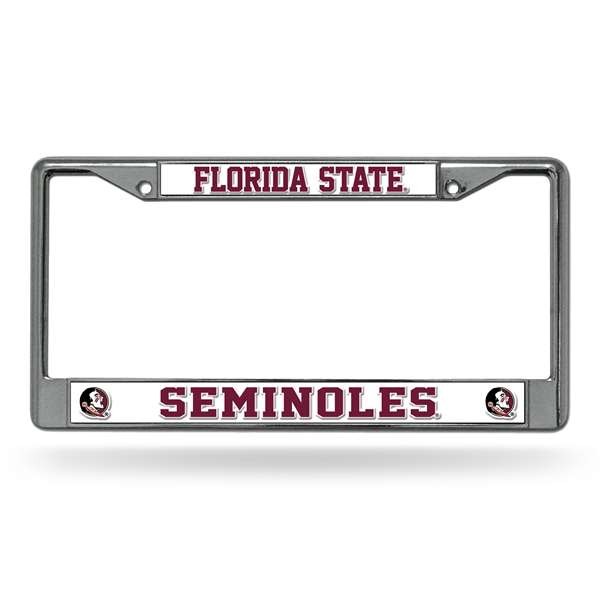 Florida State Seminoles Chrome License Plate Frame