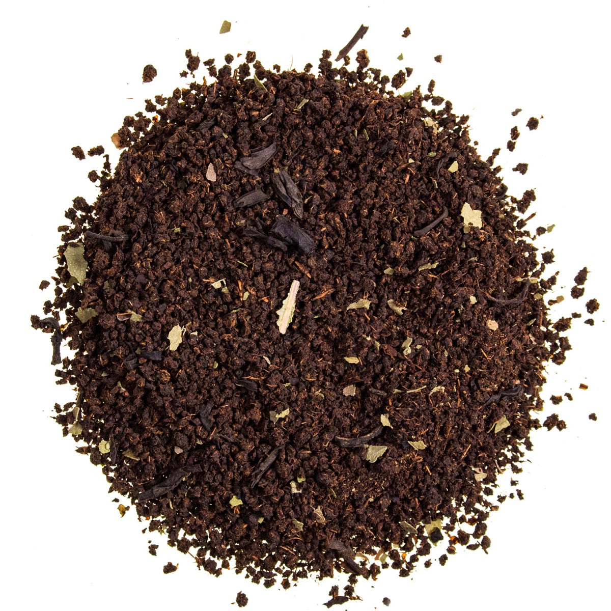 Adore Tea Billy Tea loose-leaf blend tin on a wooden table with eucalyptus leaves, showcasing its smoky Australian bush flavor.