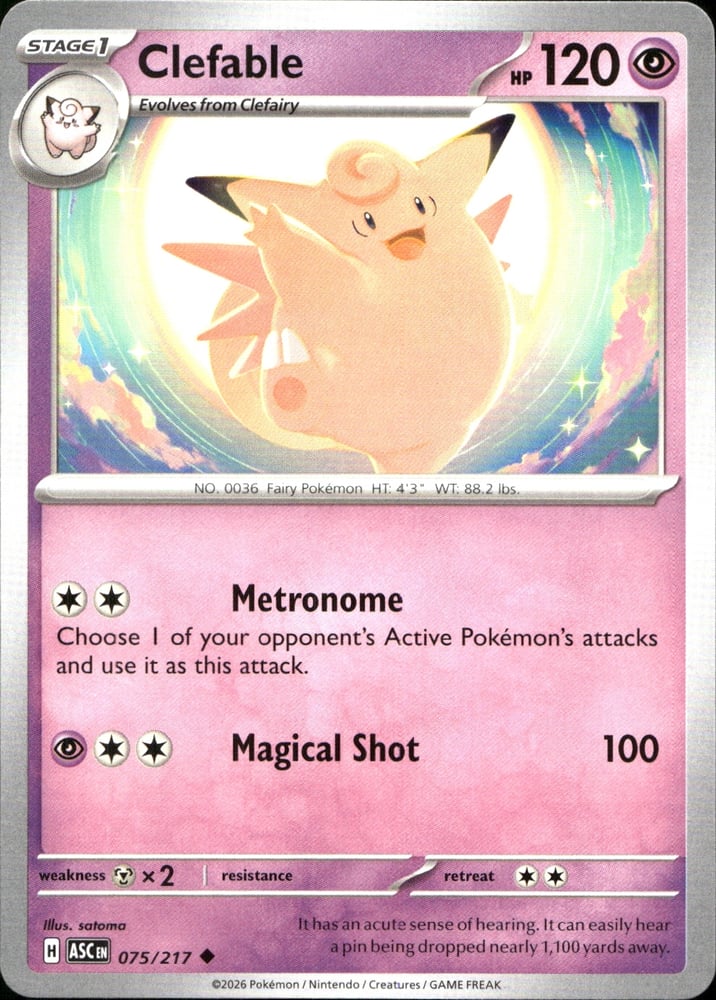 Clefable - ME02.5 75/217