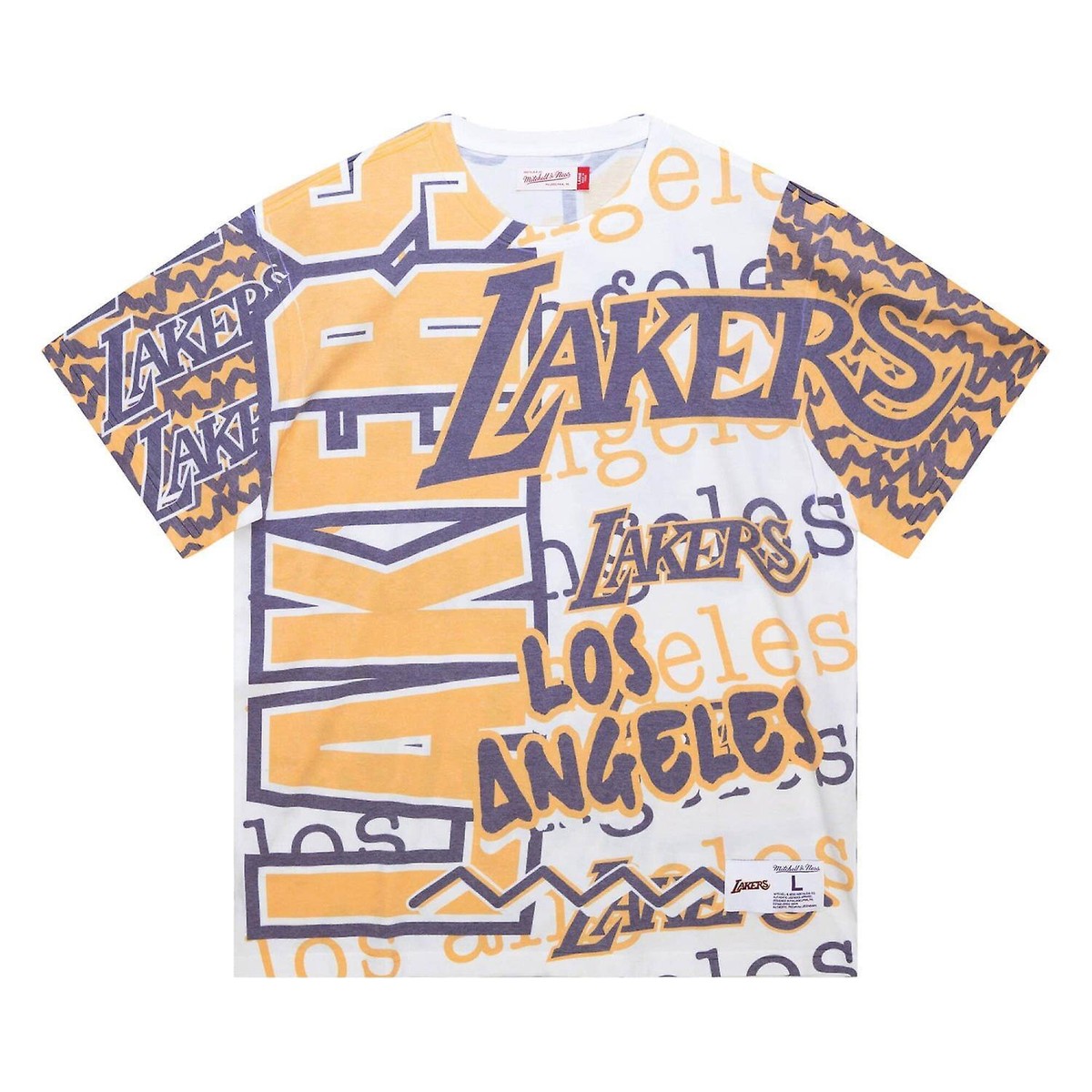 Los Angeles Lakers Jumbotron 2.0 Sublimated Mitchell and Ness Shirt