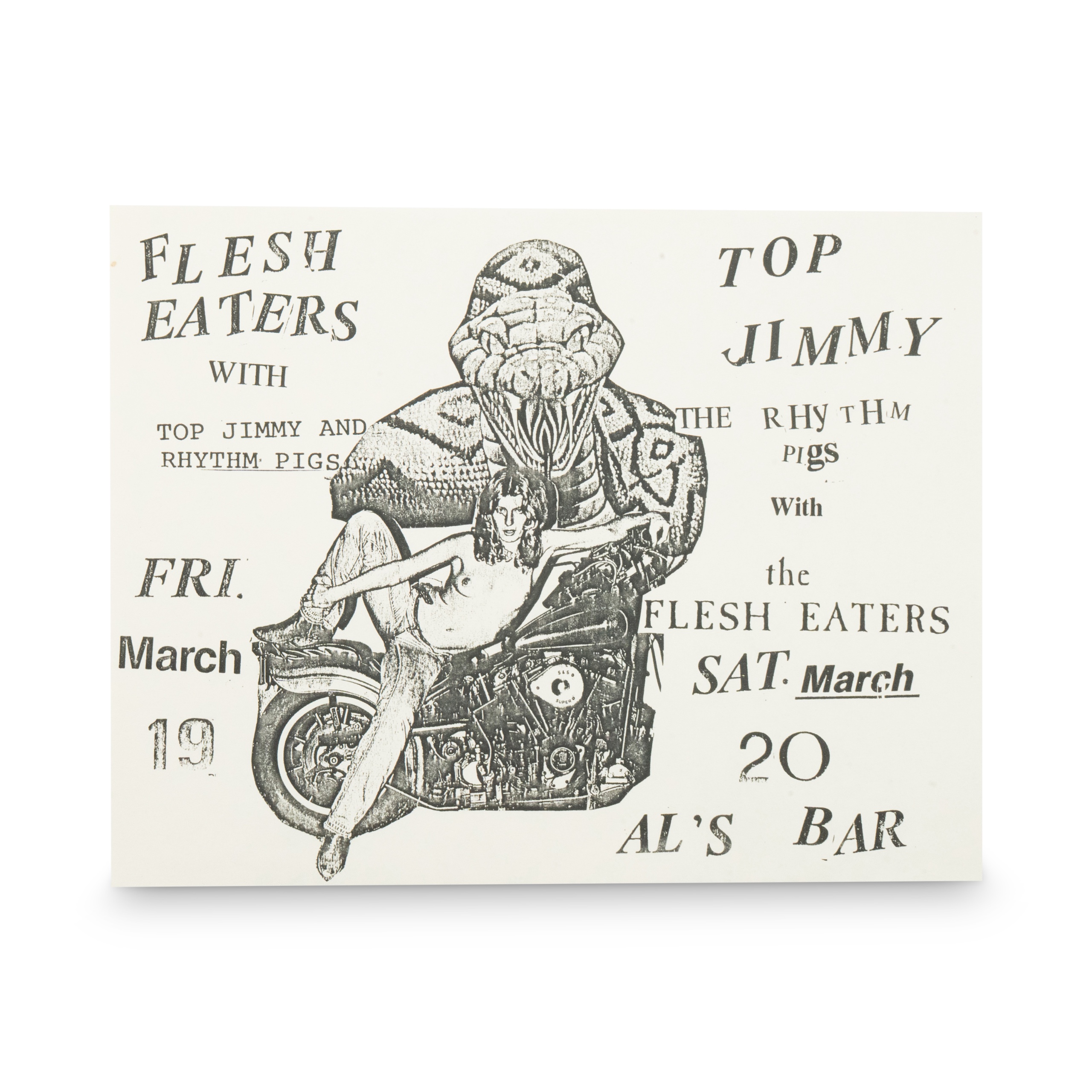 Flesh Eaters -- 1982 [Handbill]