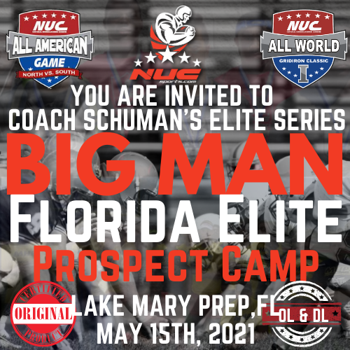 Coach Schuman's Big Man Elite Florida Camp & Prospect Showdown, May 15th, 2021 Lake Mary Prep High School