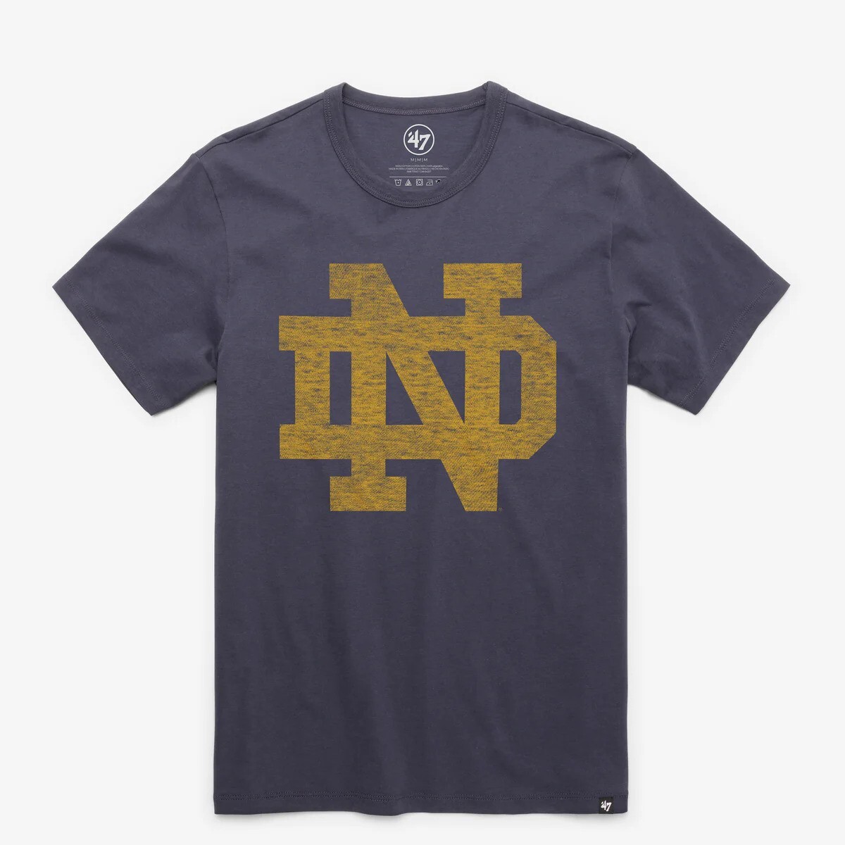 Notre Dame Fighting Irish Atlas Blue '47 Brand Premier Franklin Shirt