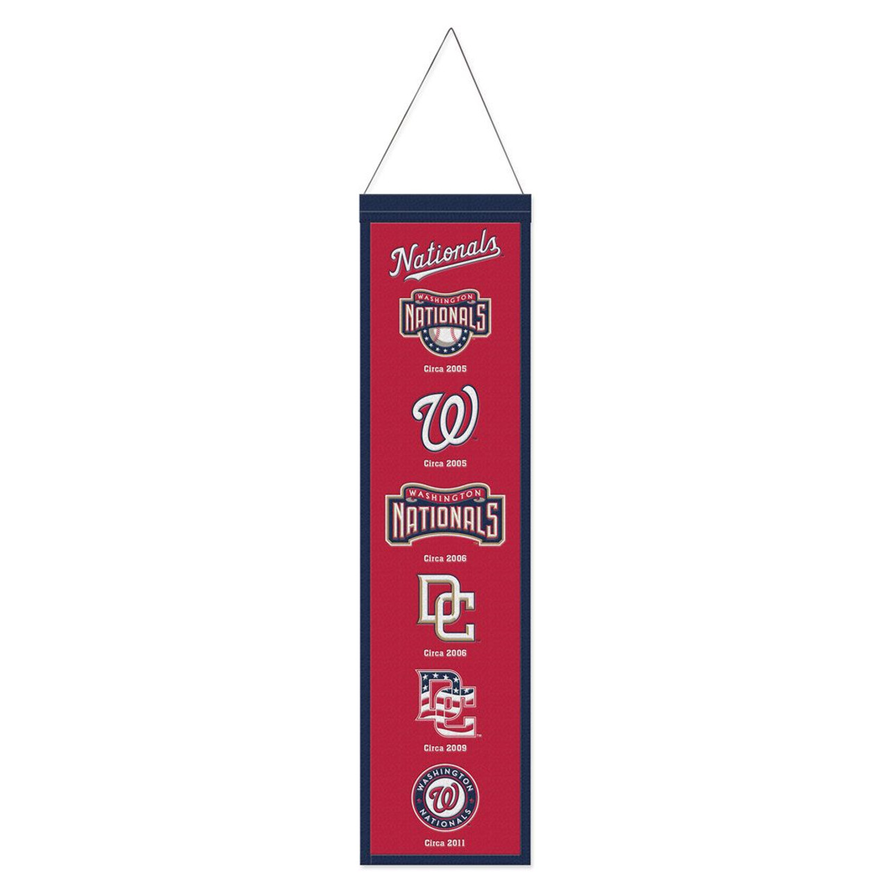 Washington Nationals Wool Evolution Banner 8x32"