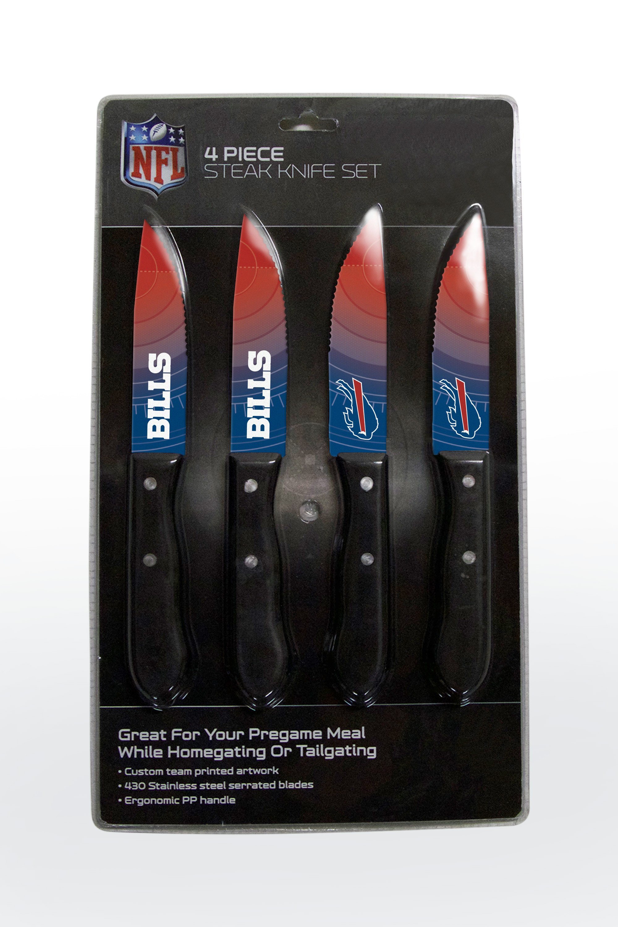 Buffalo Bills Steak Knife 4 Pack Set