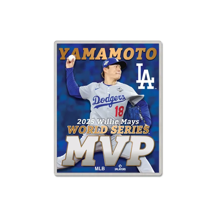 Los Angeles Dodgers Yoshinobu Yamamoto 2025 World Series MVP Trading Pin