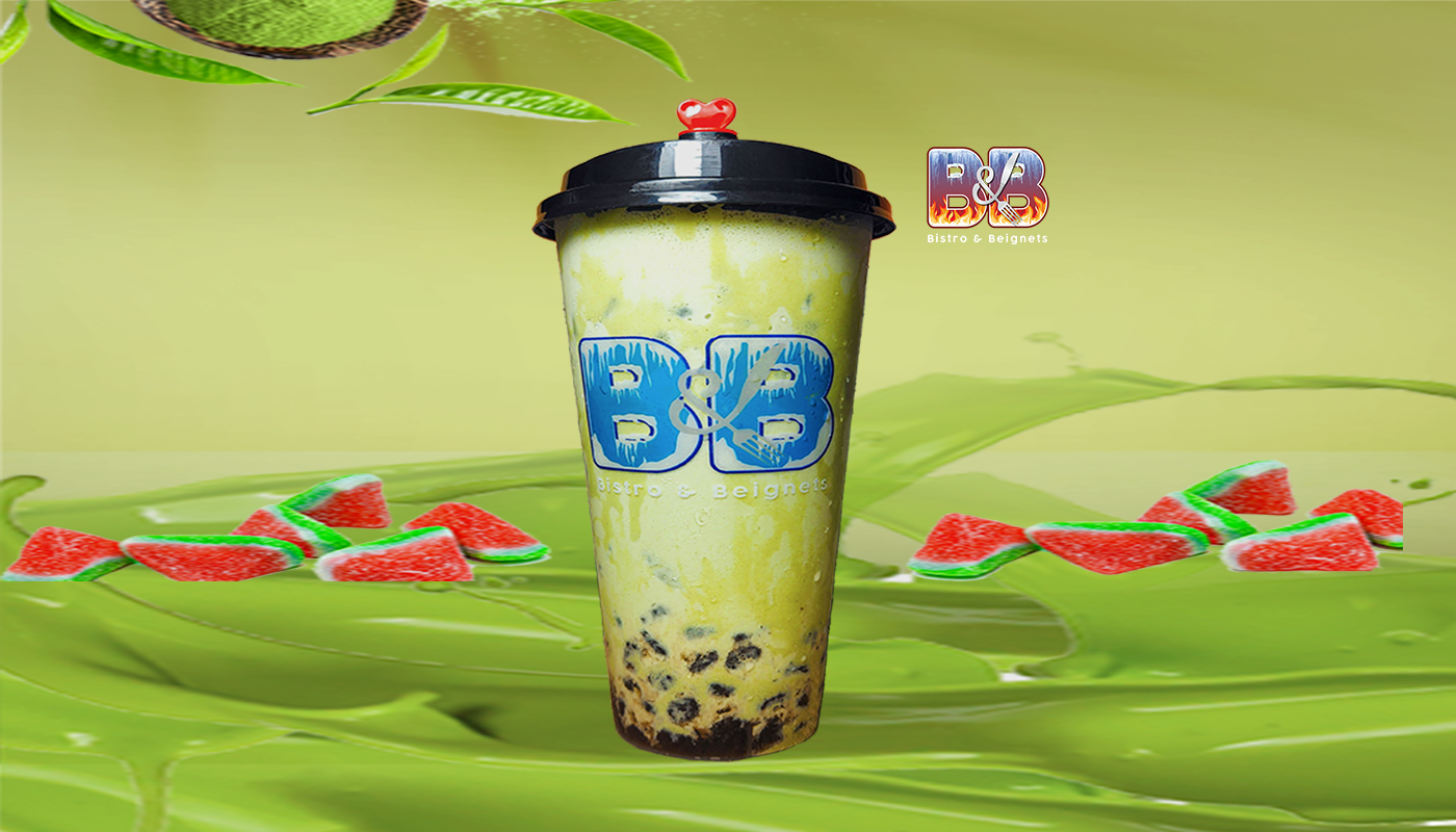 LARGE MATCHA MILK TEA