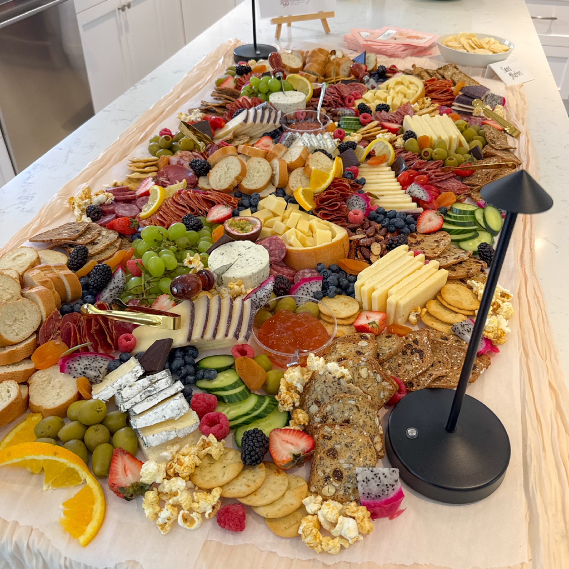 Grazing table (for charcuterie, cheese and other items) 4 feet