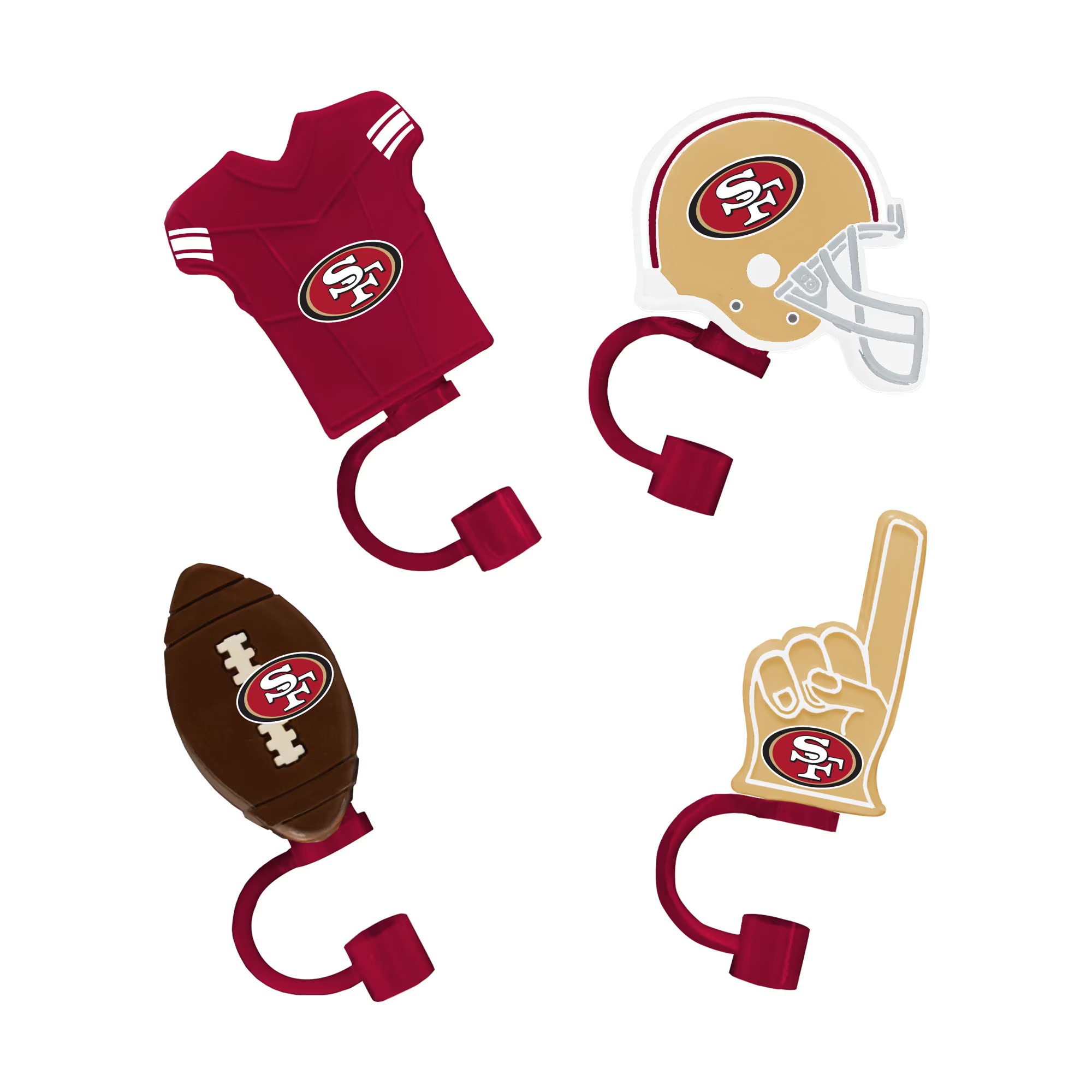 San Francisco 49ers Tumby Toppers 4-pack
