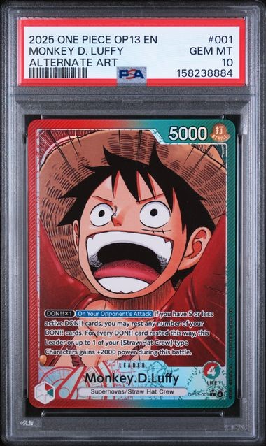 MONKEY D. LUFFY ALTERNATE ART 2025 ONE PIECE OP13-CARRYING ON HIS WILL #001