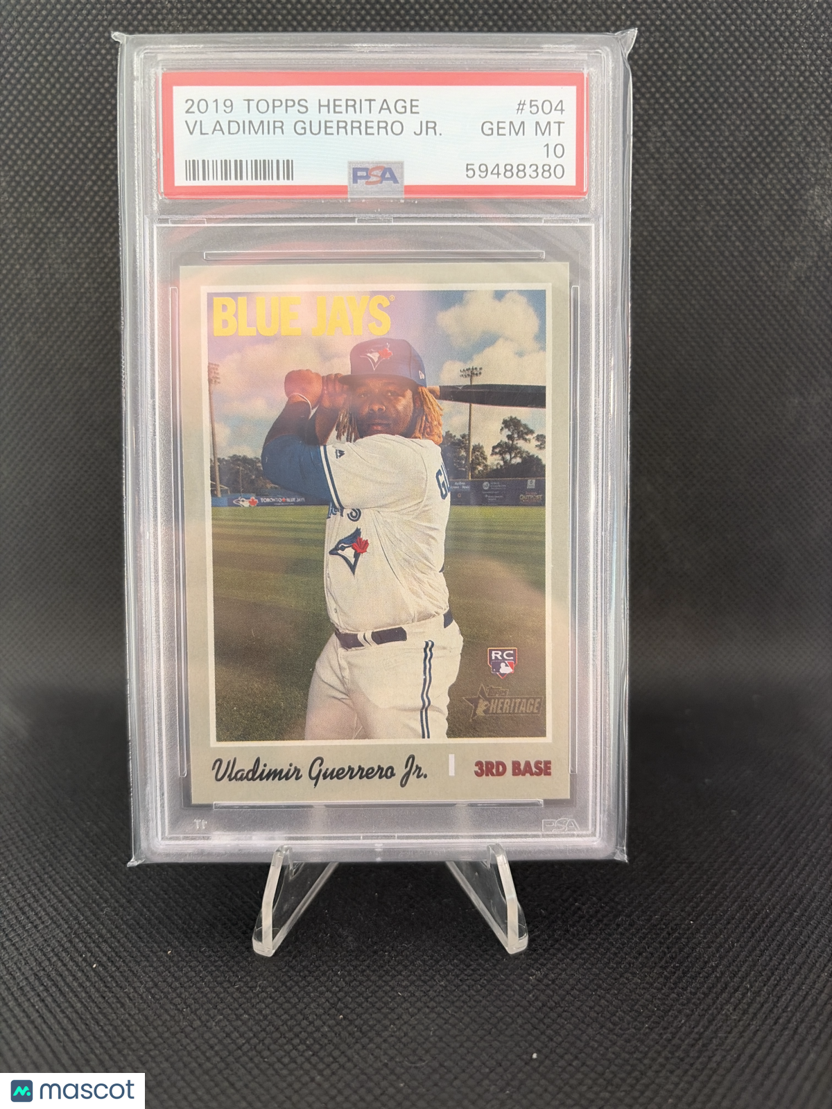2019 Topps Heritage Vladimir Guerrero JR. #504 PSA 10