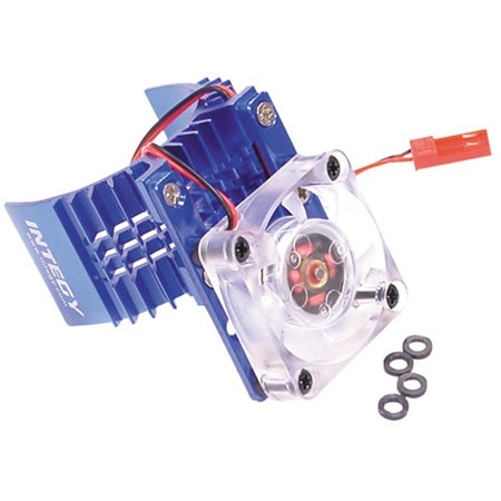 Motor Heatsink 540 Size W/ Cooling Fan For Slash, Stampede 2wd, Rustler 2wd,& Bandit