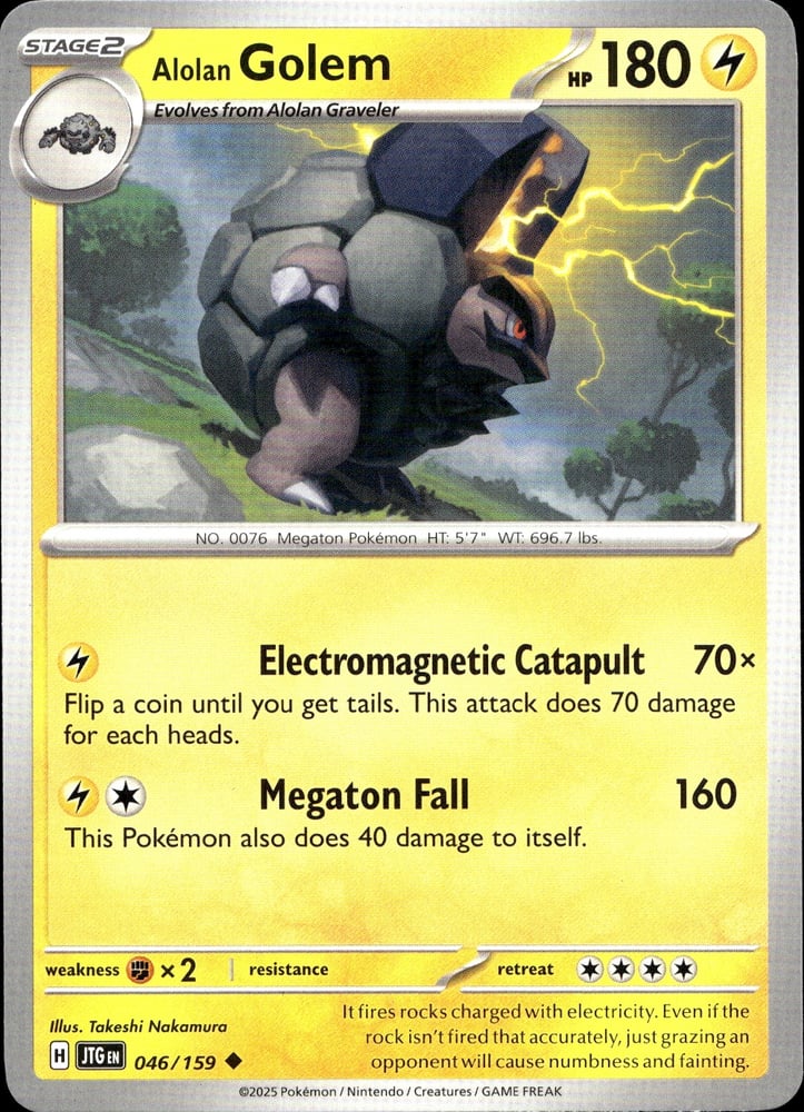 Alolan Golem - SV09 46/159