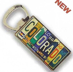 Colorado Bottle Opener License Plate Magnet