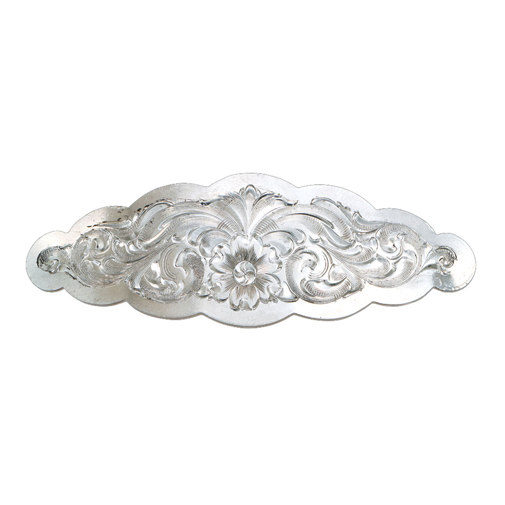 Small Scalloped Montana Silver Barrette