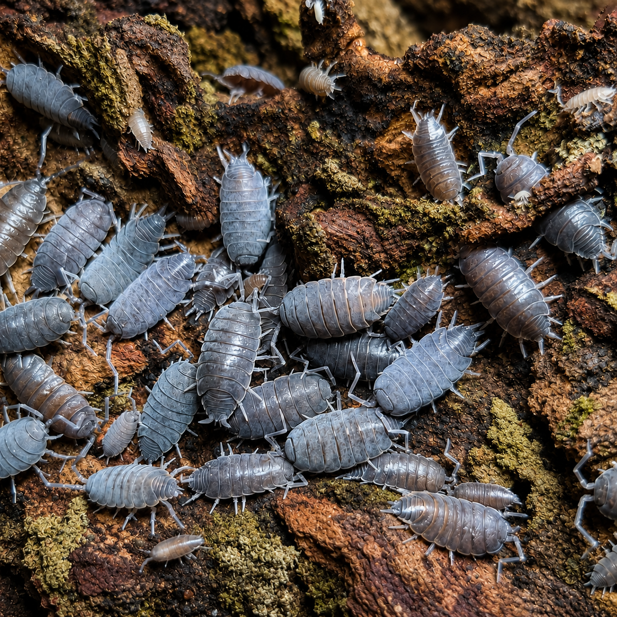 Tropical Grey Woodlice - 50ml Pot - 10+