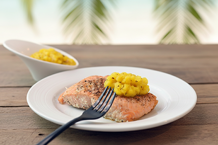 Grilled Pineapple Habanero Salsa