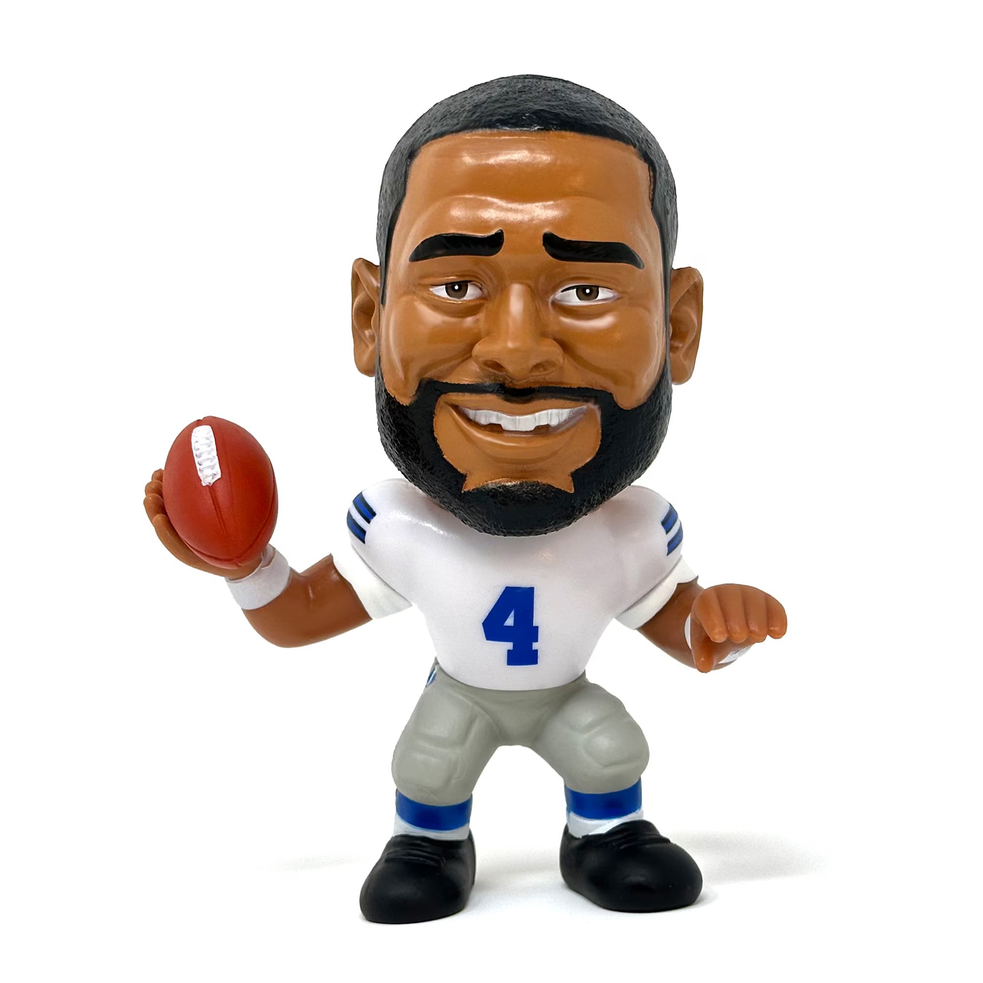 Dallas Cowboys Dak Prescott Home Jersey Big Baller 5" Figurine