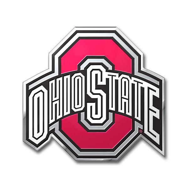 Ohio State Buckeyes Color Auto Emblem