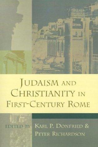 Cover of Judaism and Christianity in First-Century Rome