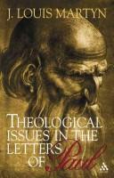 Cover of Theological Issues in the Letters of Paul