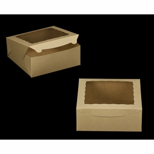 2107 - 10" x 10" x 4" Brown Lock