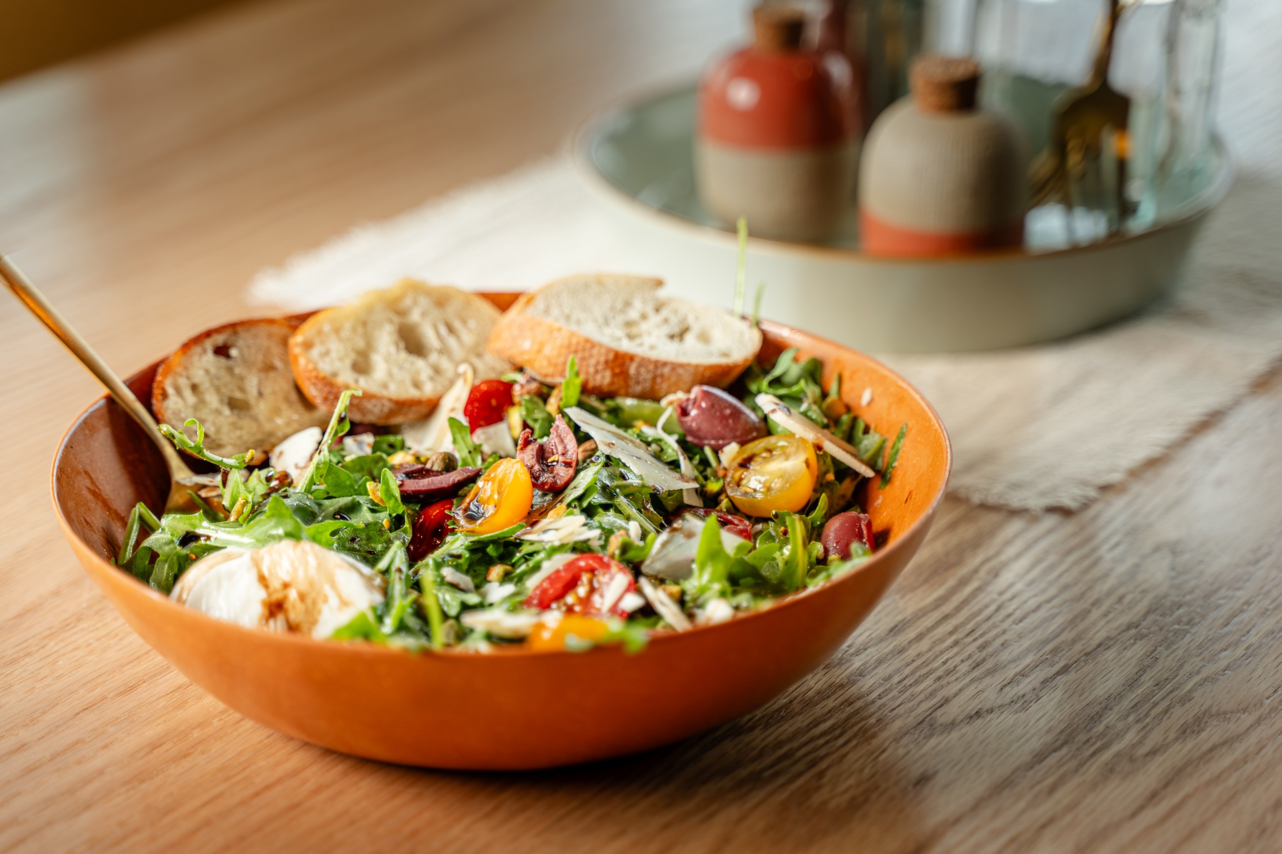 Burrata Salad — handmade ravioli at Biada Ravioli Kitchen in Logan, Utah