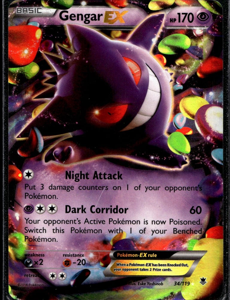 Gengar EX - XY4 34/119