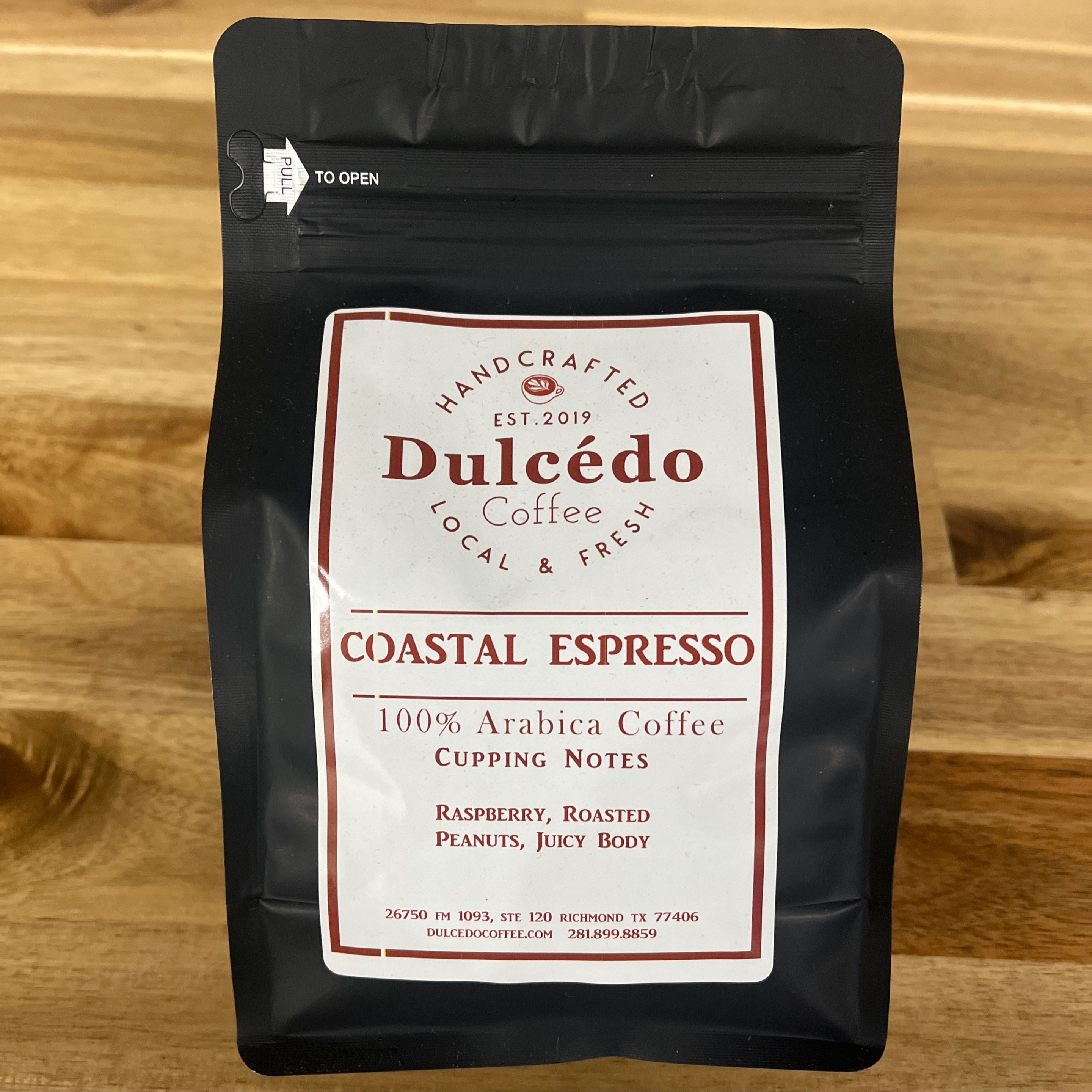 Coffee Retail Bag: Coastal Espresso