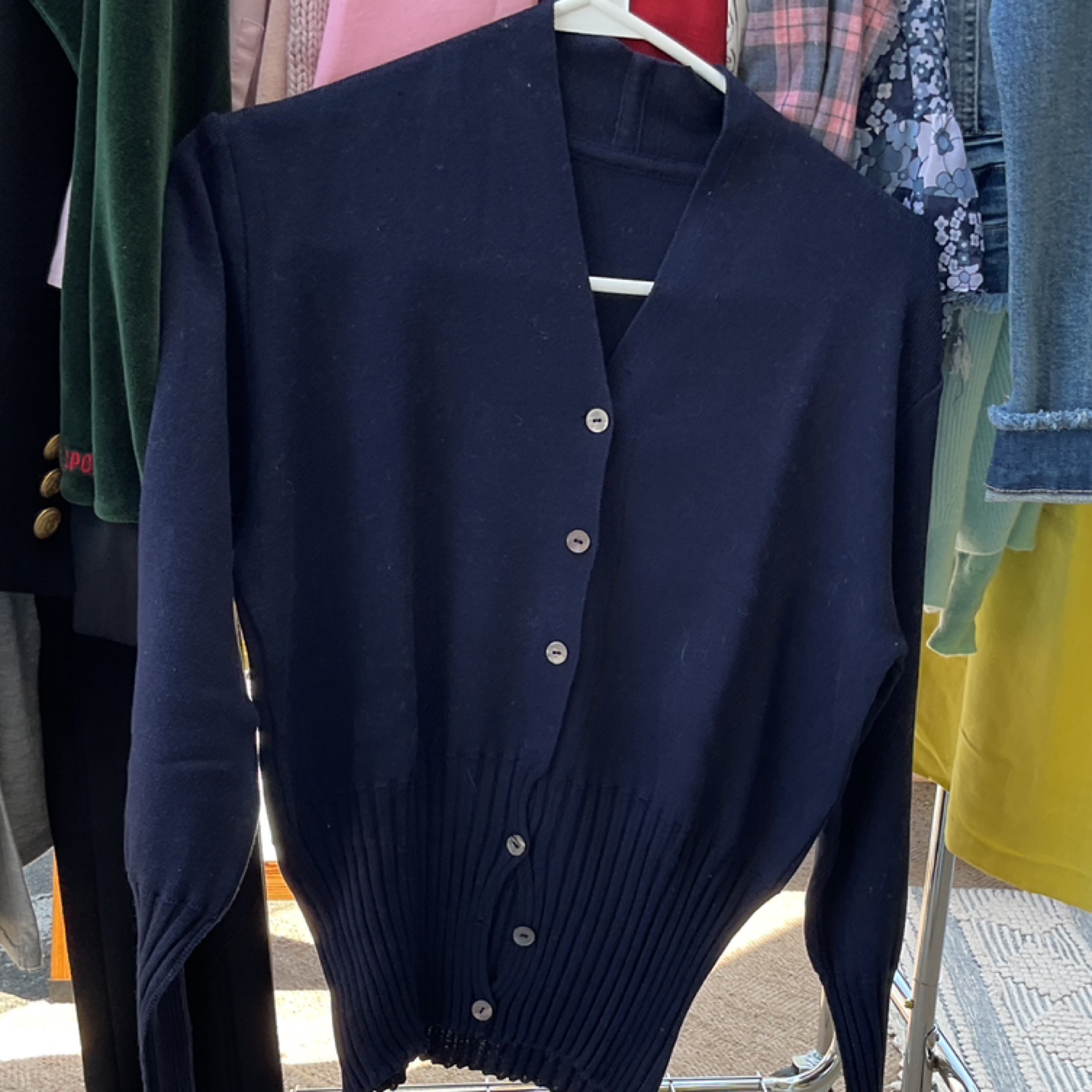 Navy Blue Cardigan