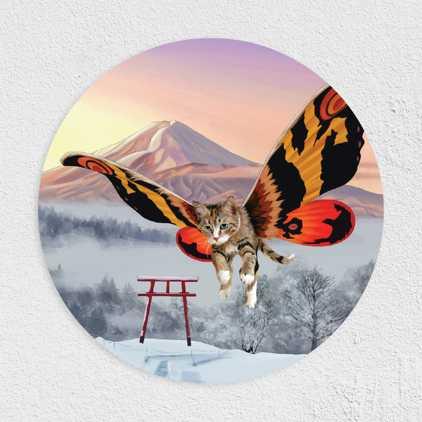 Cat Loaf Studio - Meowthra Waterproof Sticker: Matte, 3"