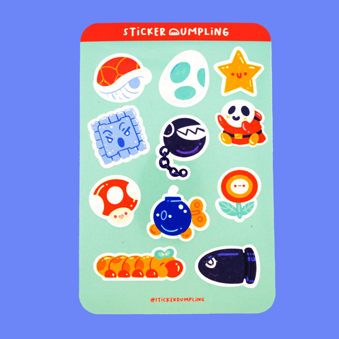 It's a Me, Mario Sticker Sheet