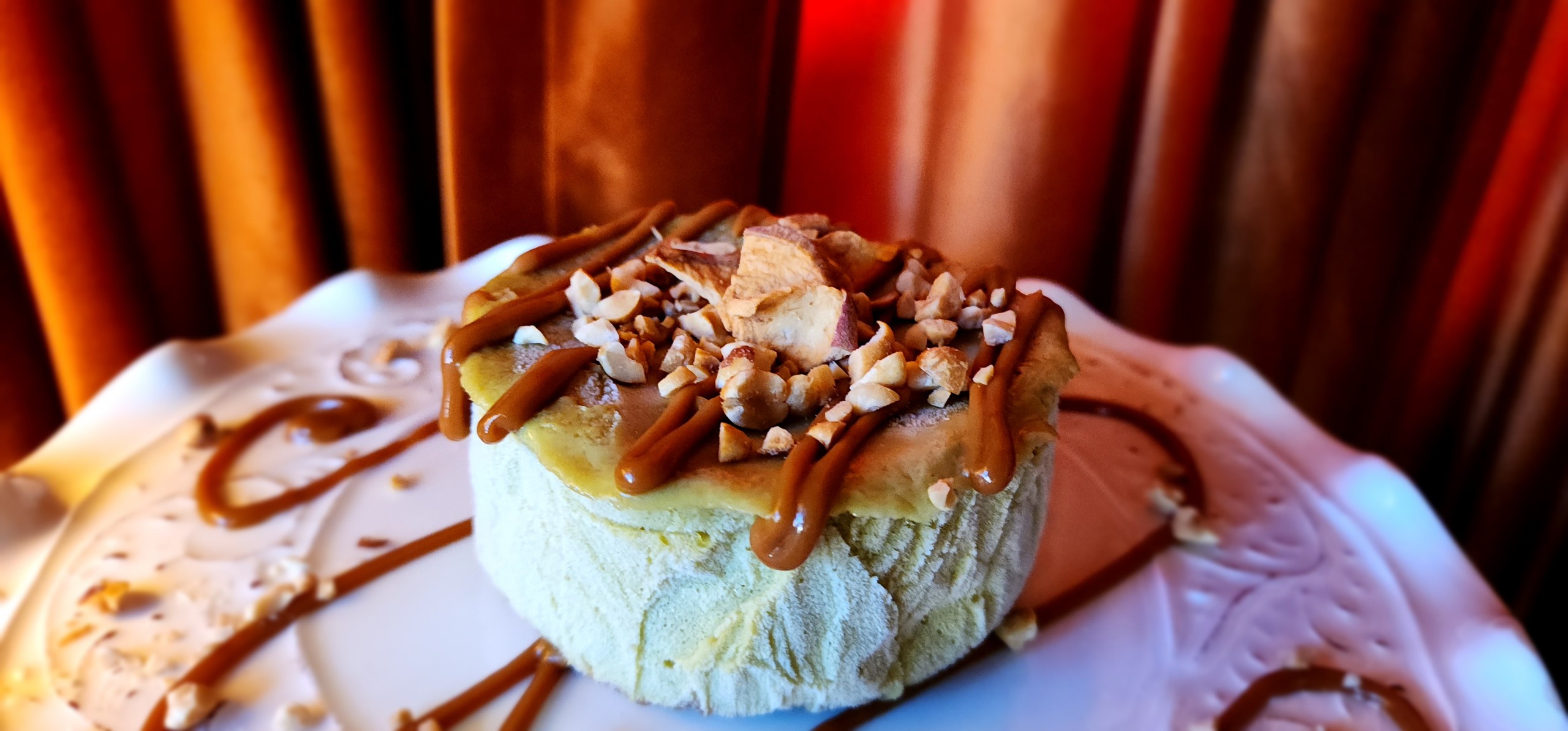 Green Apple Caramel Delight Cheesecake