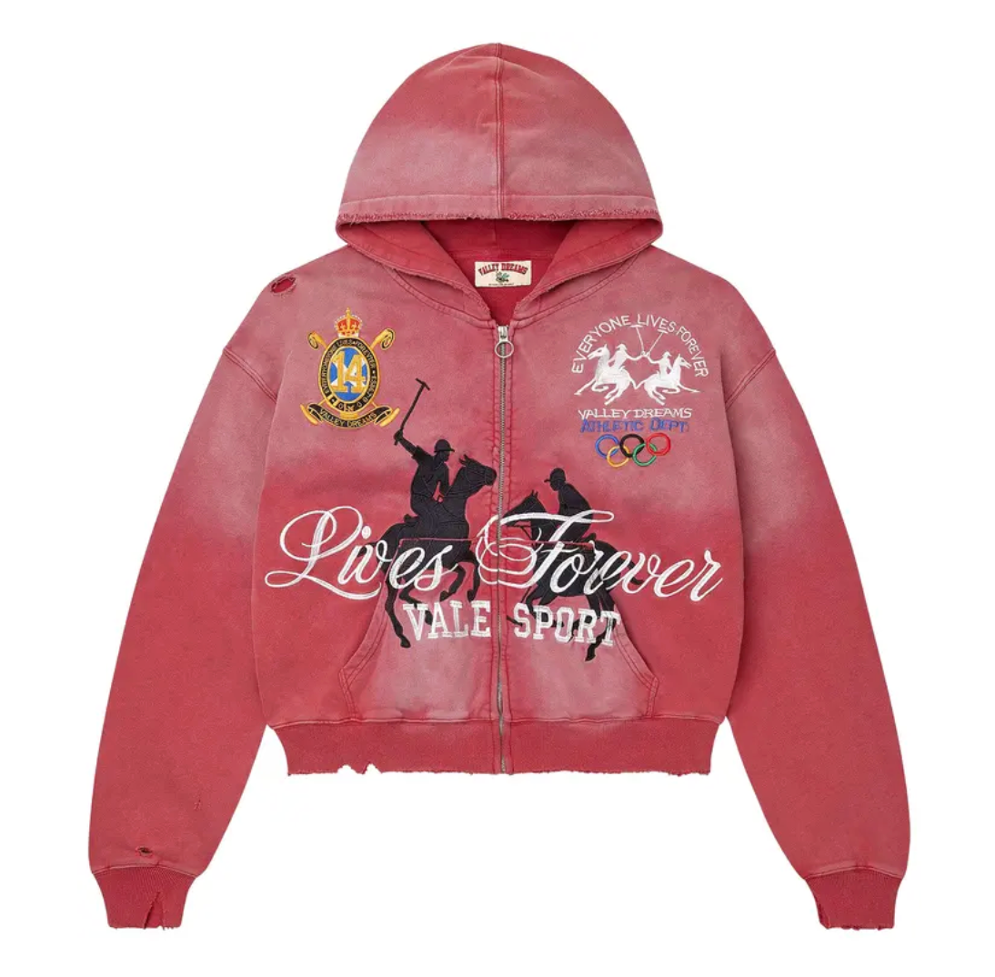 Vale Forever Rockefeller Zip Up 'Red'
