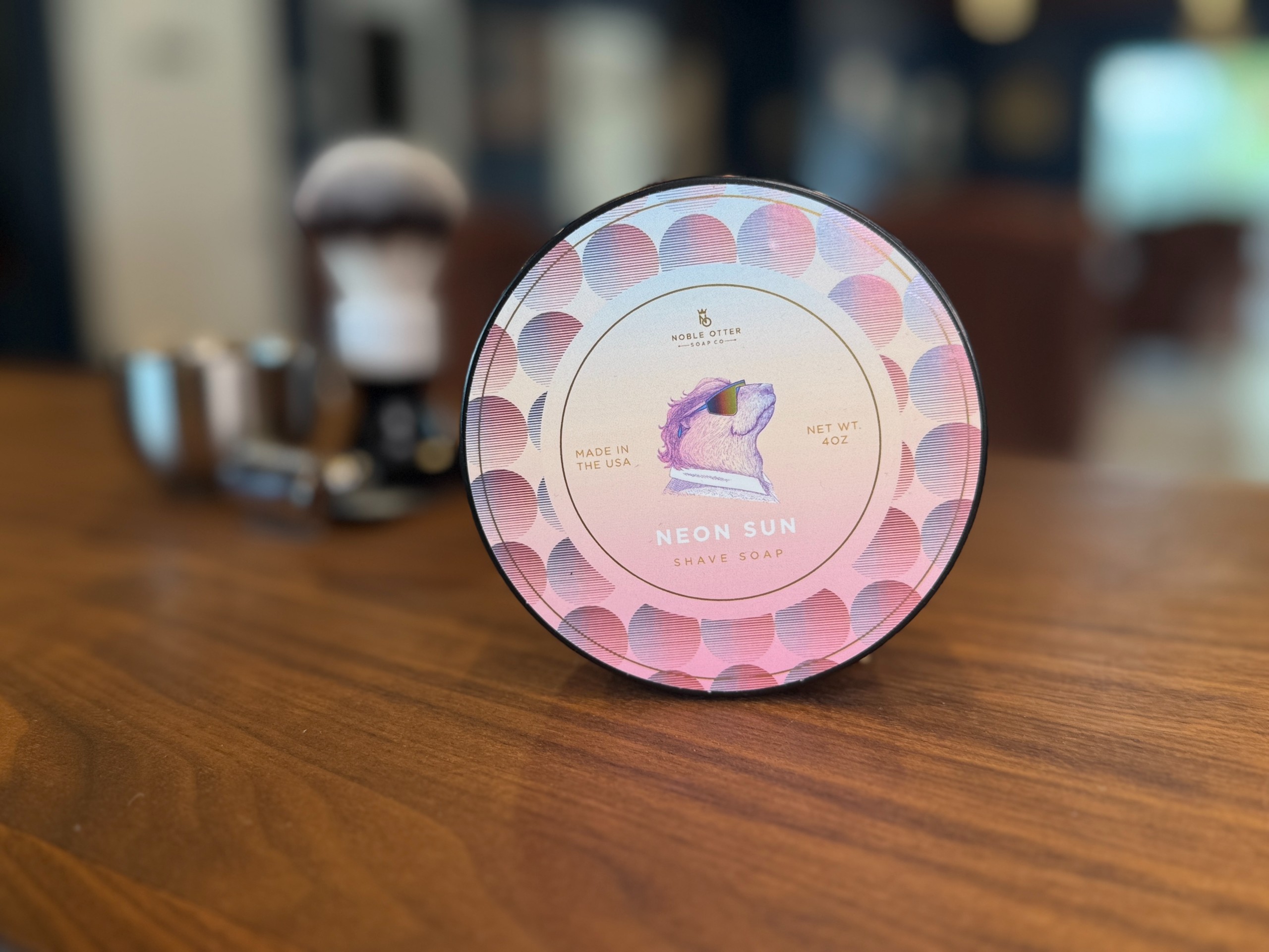 Noble Otter Soap Co. - Neon Sun Shaving Soap